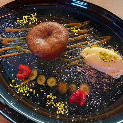 schokosouffle vanilleeis